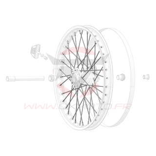 Rayon de roue avant stark varg | Oxmoto