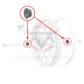 Entretoise roue arrière stark varg | Oxmoto