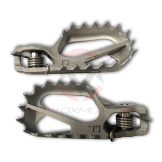 Repose-pied stark titane gauche | Oxmoto
