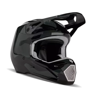 Casque FOX v1 bnkr camouflage noir 2024 | Oxmoto