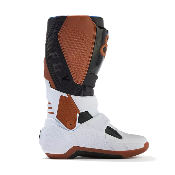 Bottes FOX motion blanc/noir/gum 2024 | Oxmoto