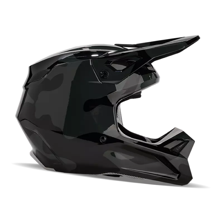 Casque FOX v1 bnkr camouflage noir 2024 | Oxmoto