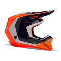 Casque enfant FOX v1 orange 2024 | Oxmoto