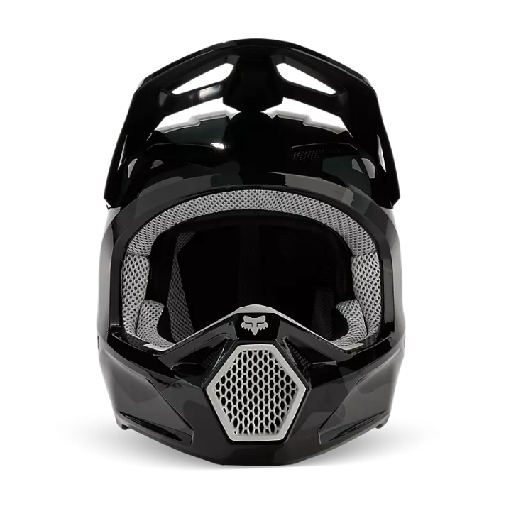 Casque FOX v1 bnkr camouflage noir 2024 | Oxmoto