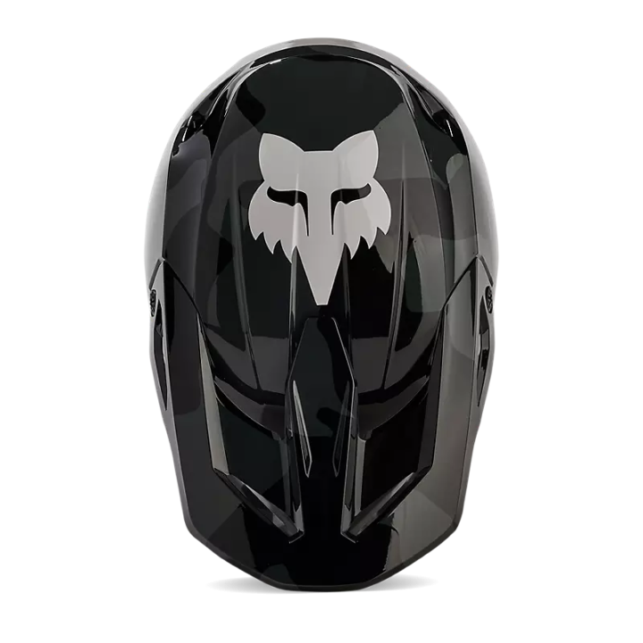 Casque FOX v1 bnkr camouflage noir 2024 | Oxmoto