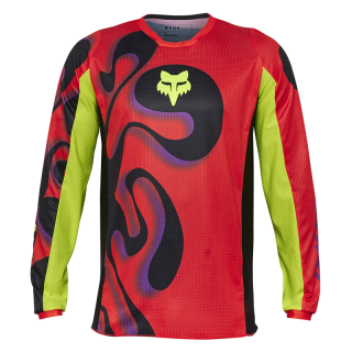 Maillot FOX 180 emotion rouge 2025 | Oxmoto