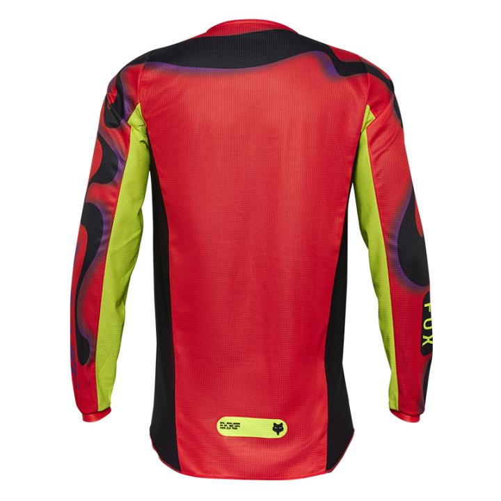 Maillot FOX 180 emotion rouge 2025 | Oxmoto