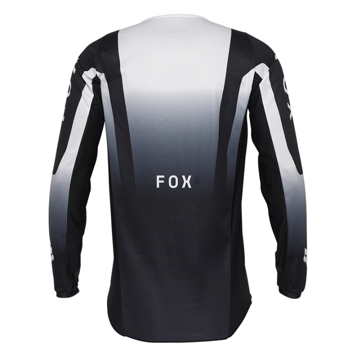 Maillot FOX 180 lean noir/blanc 2025 | Oxmoto
