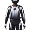 Maillot FOX 180 lean noir/blanc 2025 | Oxmoto