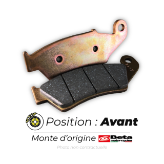Plaquettes de frein avant origine Beta | Oxmoto