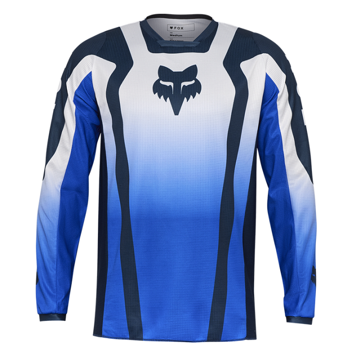 Maillot FOX 180 lean bleu 2025 | Oxmoto