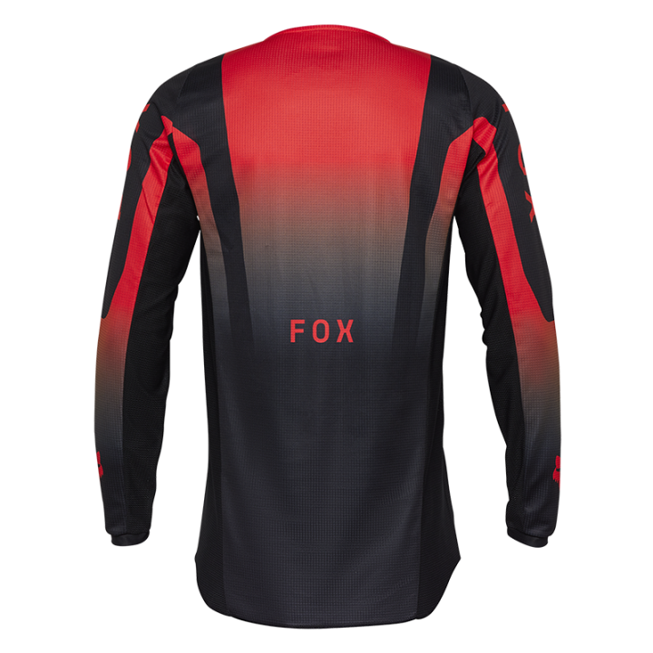 Maillot FOX 180 lean rouge 2025 | Oxmoto
