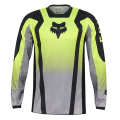 Maillot FOX 180 lean jaune 2025 | Oxmoto