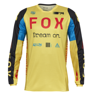 Maillot FOX 180 race spec jaune 2025 | Oxmoto