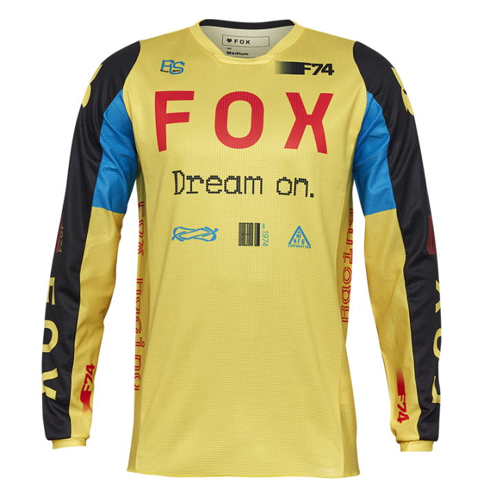 Maillot FOX 180 race spec jaune 2025 | Oxmoto