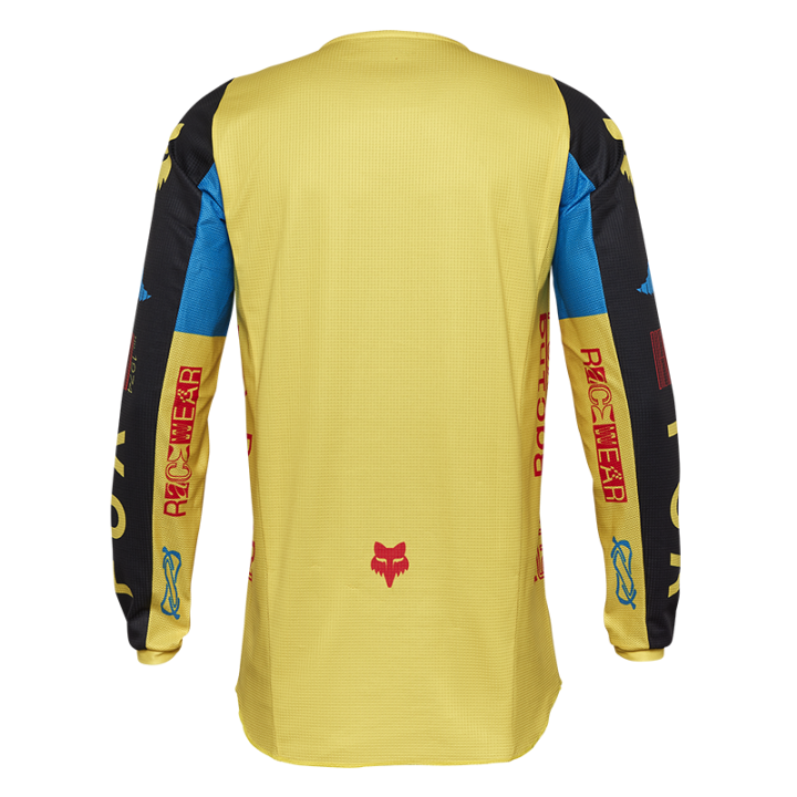 Maillot FOX 180 race spec jaune 2025 | Oxmoto