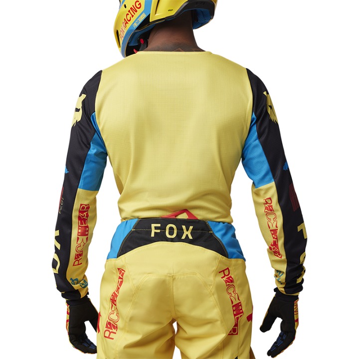 Maillot FOX 180 race spec jaune 2025 | Oxmoto