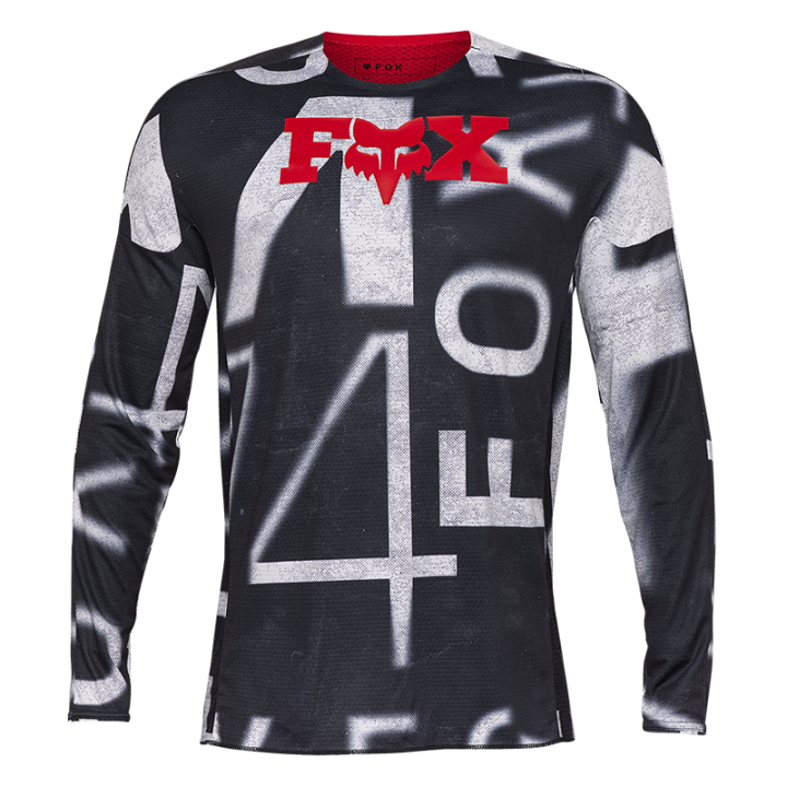 Maillot FOX 360 seventy4 rouge 2025 | Oxmoto