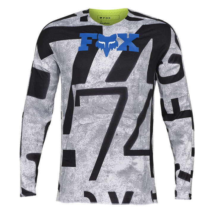 Maillot FOX 360 seventy4 jaune 2025 | Oxmoto