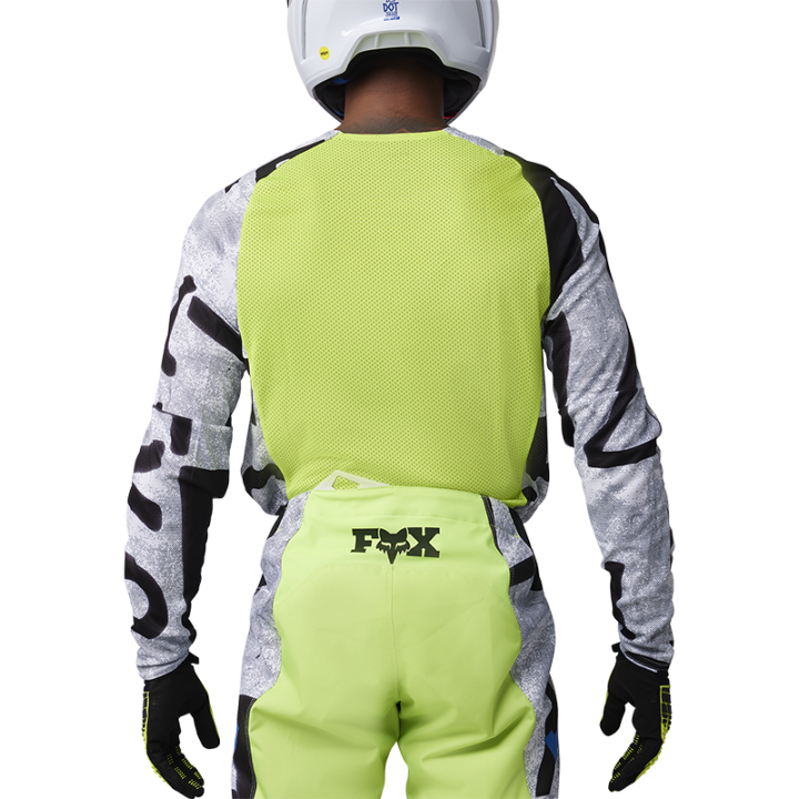 Maillot FOX 360 seventy4 jaune 2025 | Oxmoto