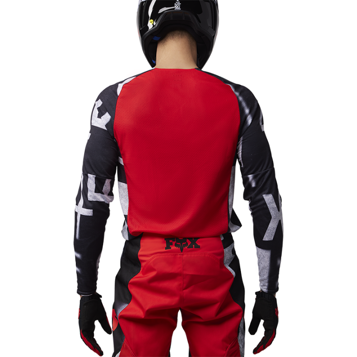 Maillot FOX 360 seventy4 rouge 2025 | Oxmoto