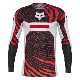 Maillot FOX flexair impression blanc 2025 | Oxmoto