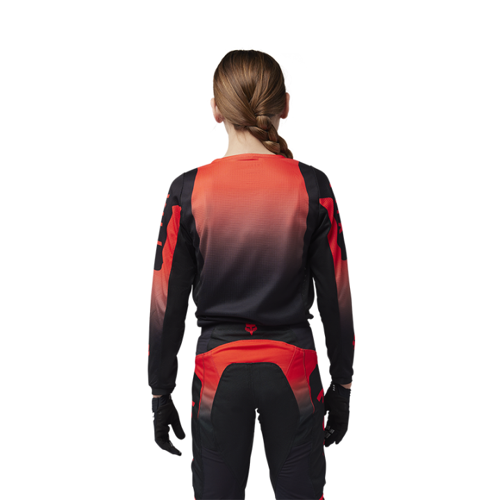 Maillot enfant FOX 180 lean rouge 2025 | Oxmoto