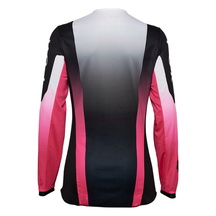 Maillot femme FOX 180 lean noir/rose 2025 | Oxmoto