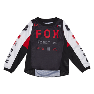 Maillot kid FOX 180 race spec rouge 2025 | Oxmoto