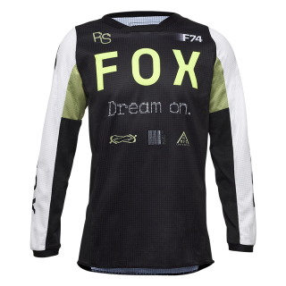 Maillot enfant FOX 180 race spec vert 2025 | Oxmoto