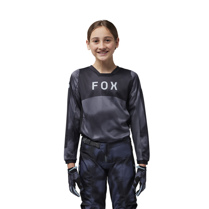 Maillot enfant FOX 180 taunt noir 2025 | Oxmoto