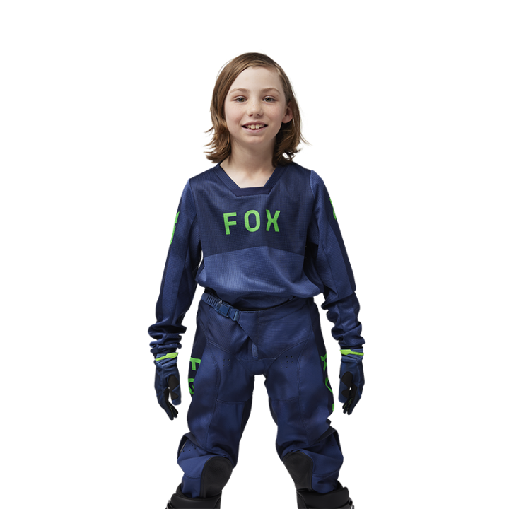 Maillot enfant FOX 180 taunt navy 2025 | Oxmoto
