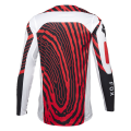 Maillot enfant FOX flexair impression blanc 2025 | Oxmoto