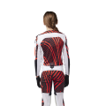 Maillot enfant FOX flexair impression blanc 2025 | Oxmoto