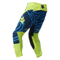 Pantalon FOX flexair impression jaune 2025 | Oxmoto
