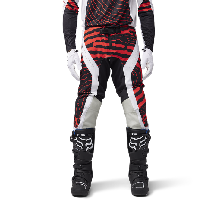 Pantalon FOX flexair impression blanc 2025 | Oxmoto