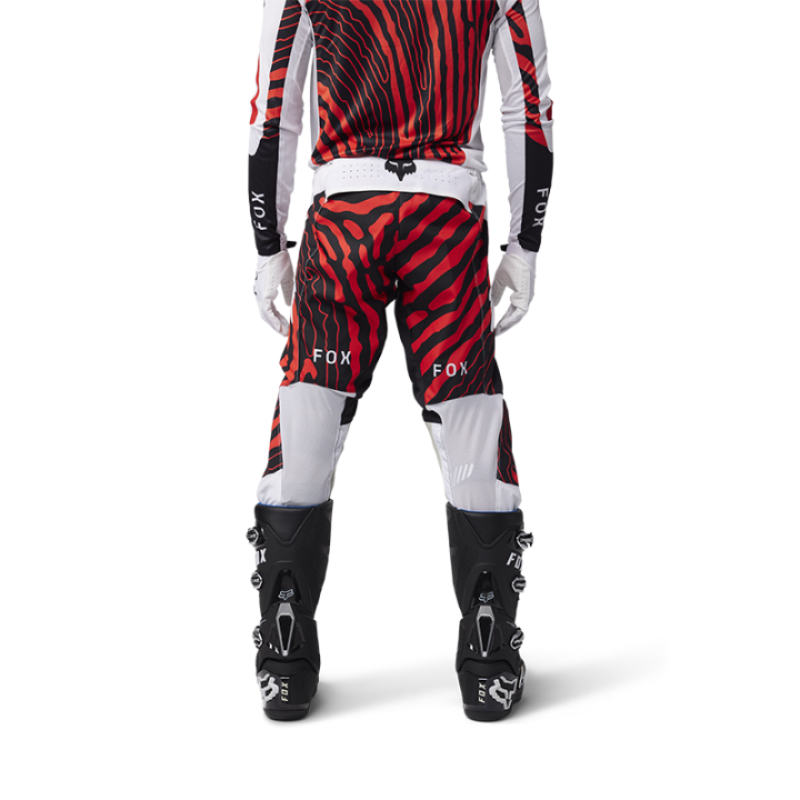 Pantalon FOX flexair impression blanc 2025 | Oxmoto