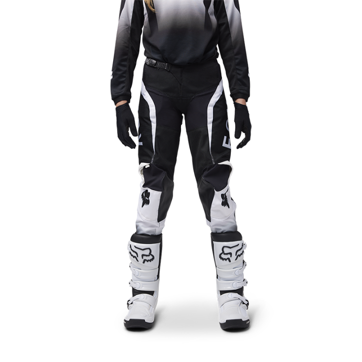 Pantalon enfant FOX 180 lean noir/blanc 2025 | Oxmoto