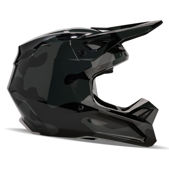 Casque FOX v1 bnkr noir/camo | Oxmoto