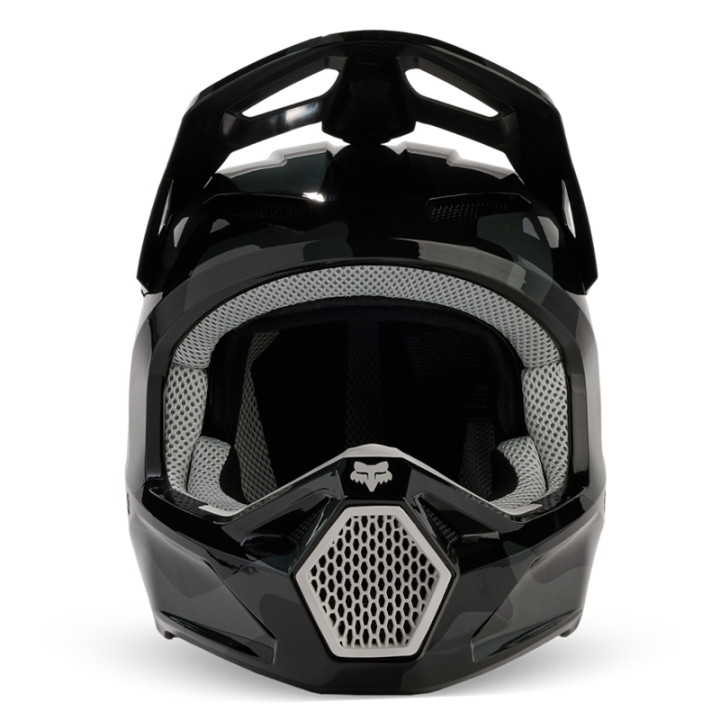 Casque FOX v1 bnkr noir/camo | Oxmoto