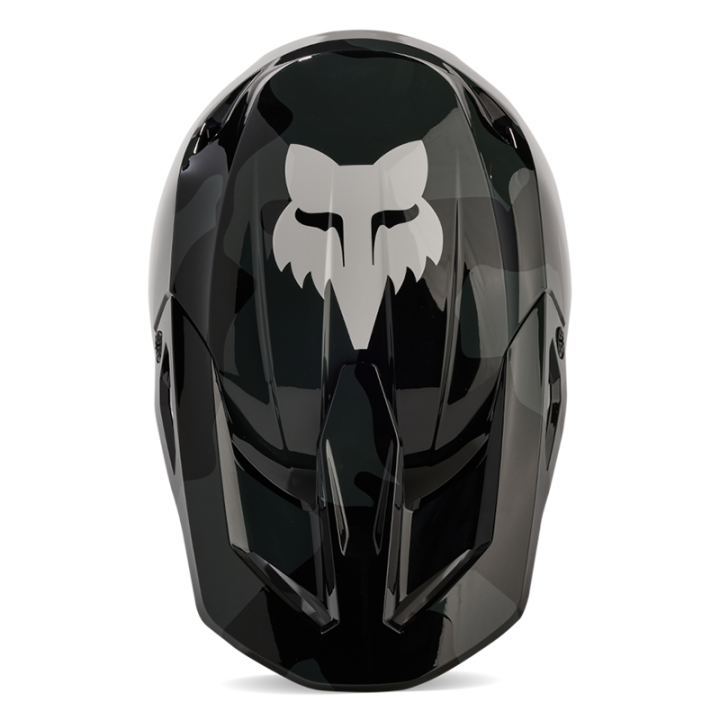 Casque FOX v1 bnkr noir/camo | Oxmoto