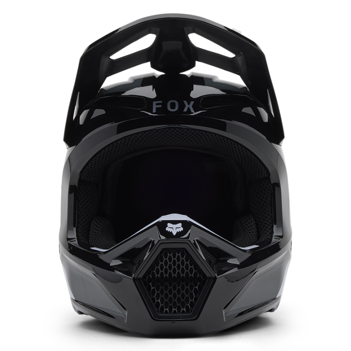Casque FOX v1 lean noir 2025 | Oxmoto