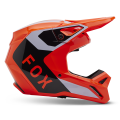 Casque FOX v1 lean orange 2025 | Oxmoto