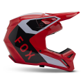 Casque FOX v1 lean rouge 2025 | Oxmoto