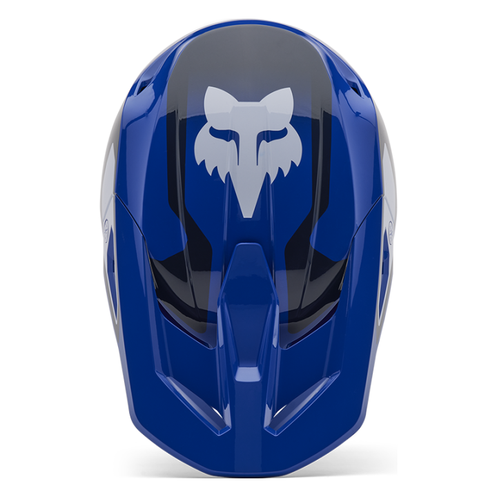 Casque FOX v1 lean bleu 2025 | Oxmoto