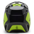Casque FOX v1 lean gris/jaune 2025 | Oxmoto