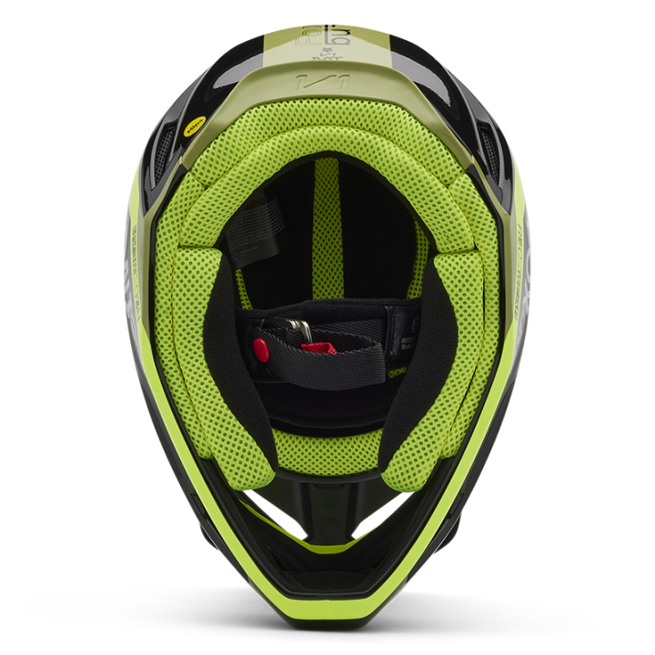 Casque FOX v1 race spec vert 2025 | Oxmoto