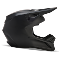 Casque FOX v1 solid noir mat 2025 | Oxmoto