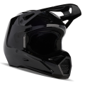 Casque FOX v1 solid noir | Oxmoto