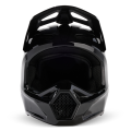 Casque FOX v1 solid noir | Oxmoto